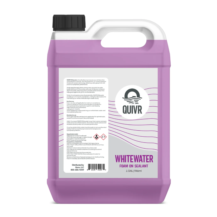 QUIVR Whitewater (Foam On Ceramic Sealant) 1 Gallon