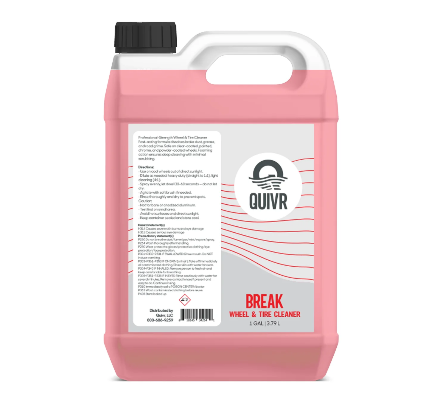 QUIVR Break Wheel Cleaner (Wheel and Tire Cleaner) 1 Gallon