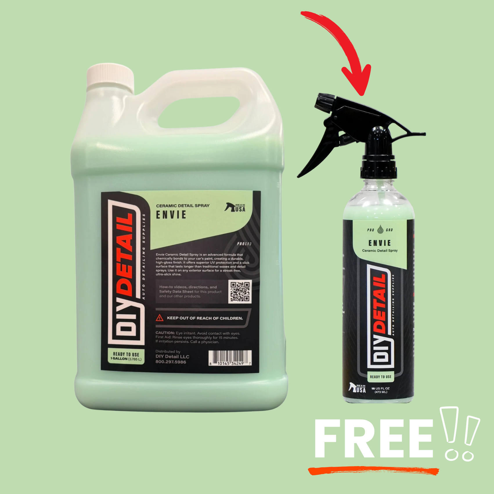 DIY Detail Envie Ceramic Spray Wax Buy one Get One Free