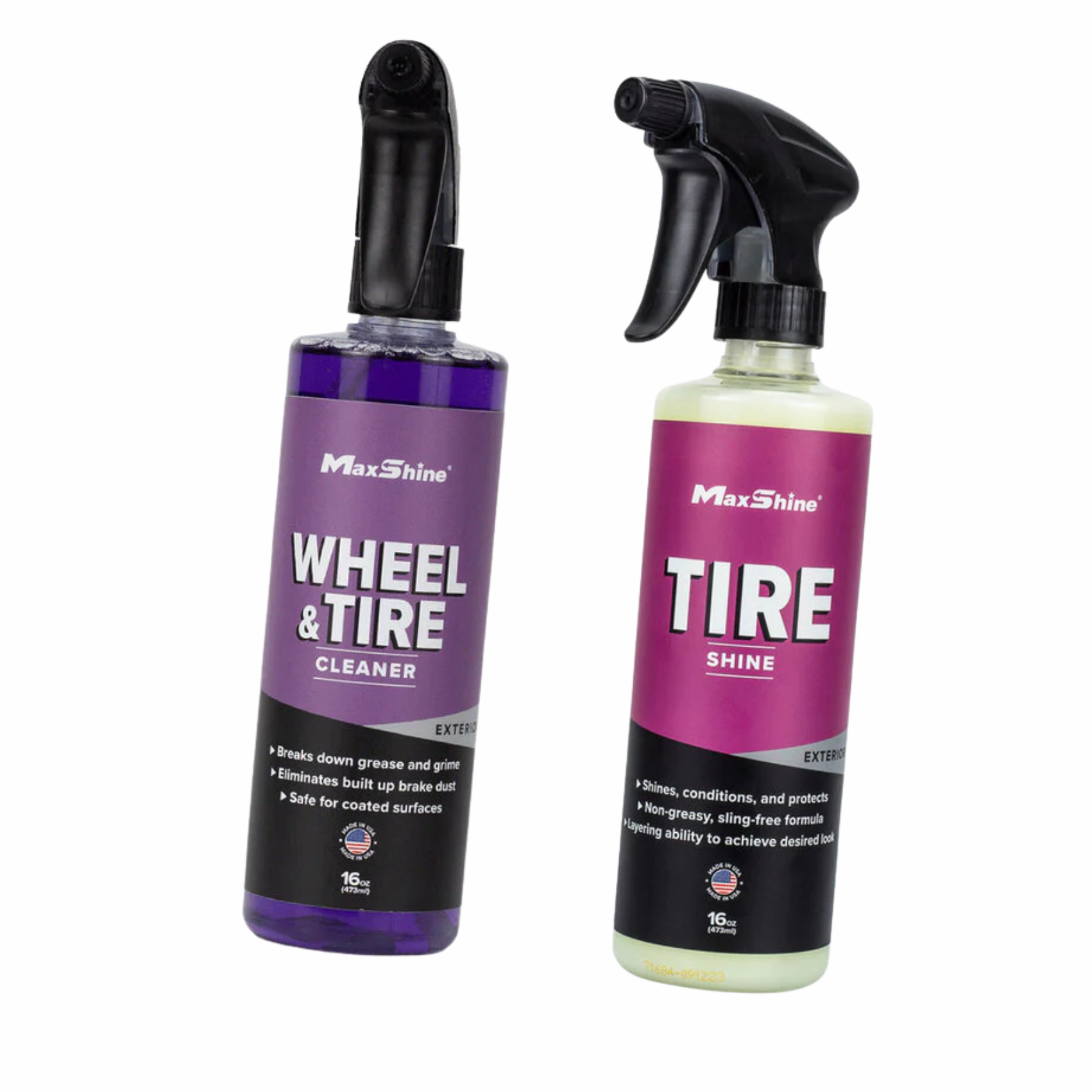 Maxshine Wheel and Tire Cleaner and Tire Shine
