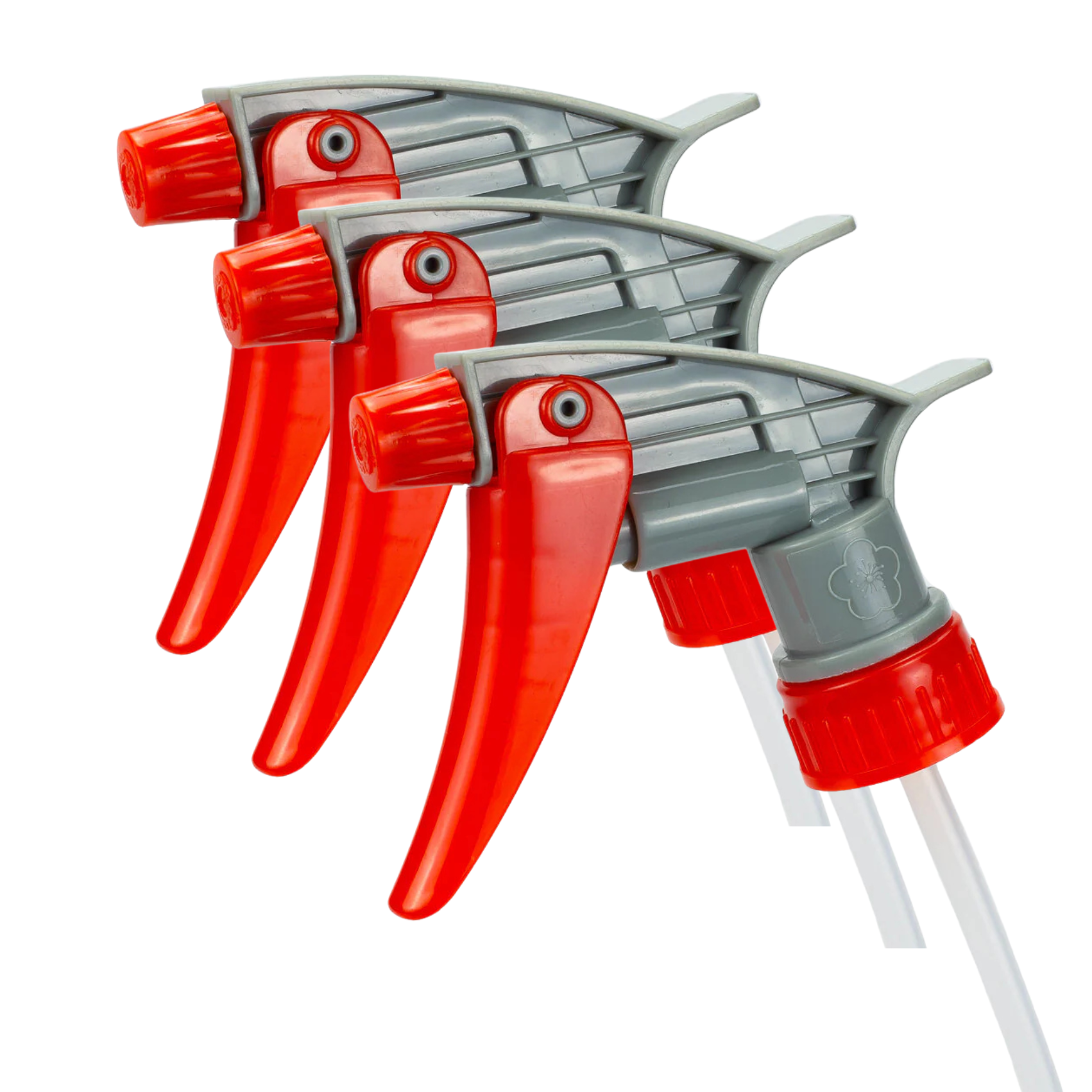 Heavy Duty Trigger Sprayer Head 28/400mm Red with Grey (3 Pack Bundle
