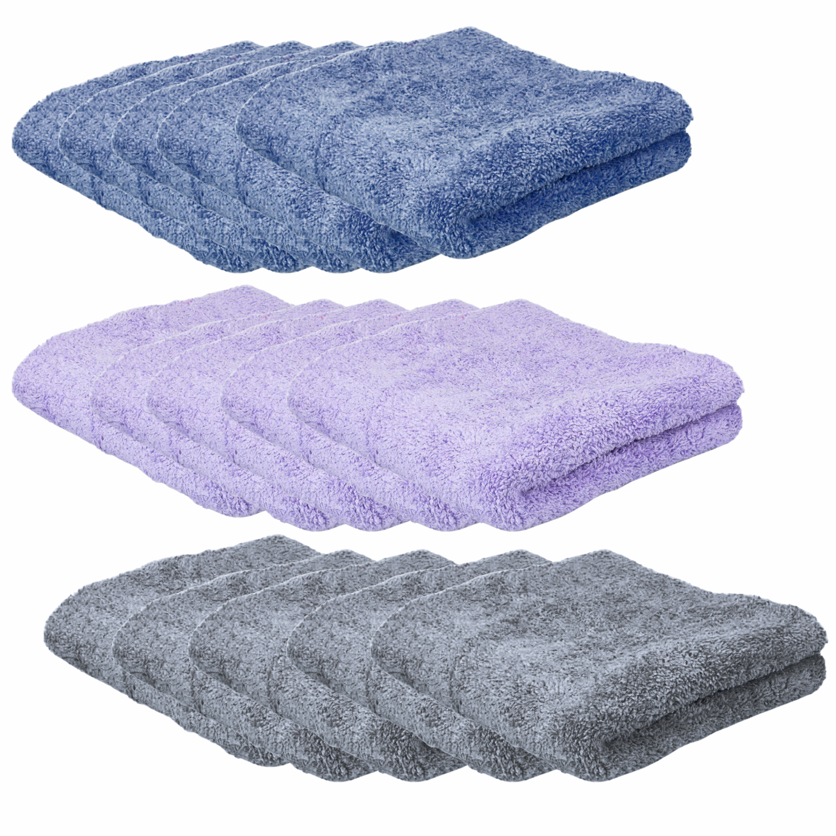 Maxshine 600GSM 16"x24" Edgeless Wax Removal Microfiber Towel [Pack of 25)
