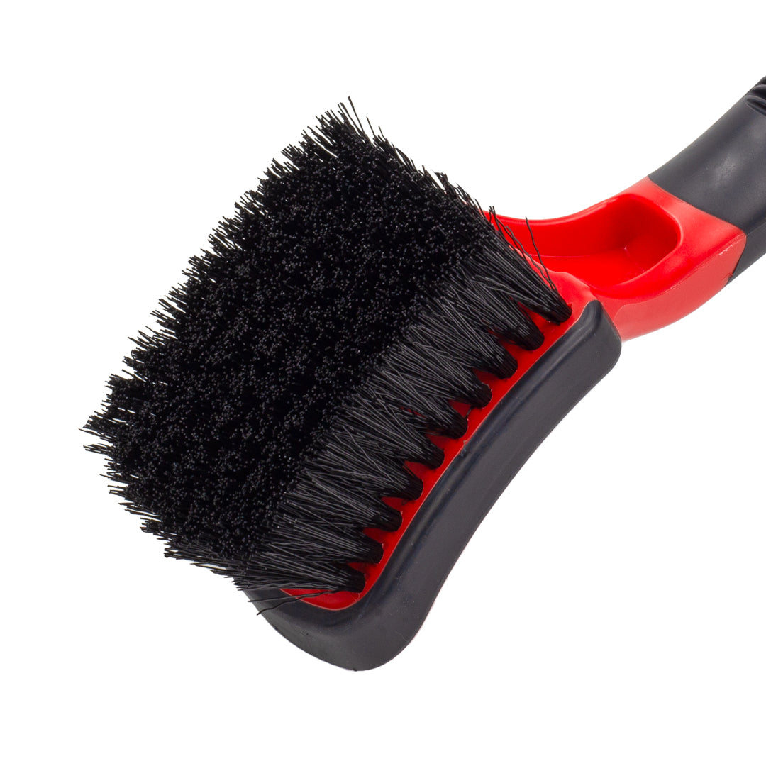 Soft Grip Heavy Duty Tire Brush with Short Handle