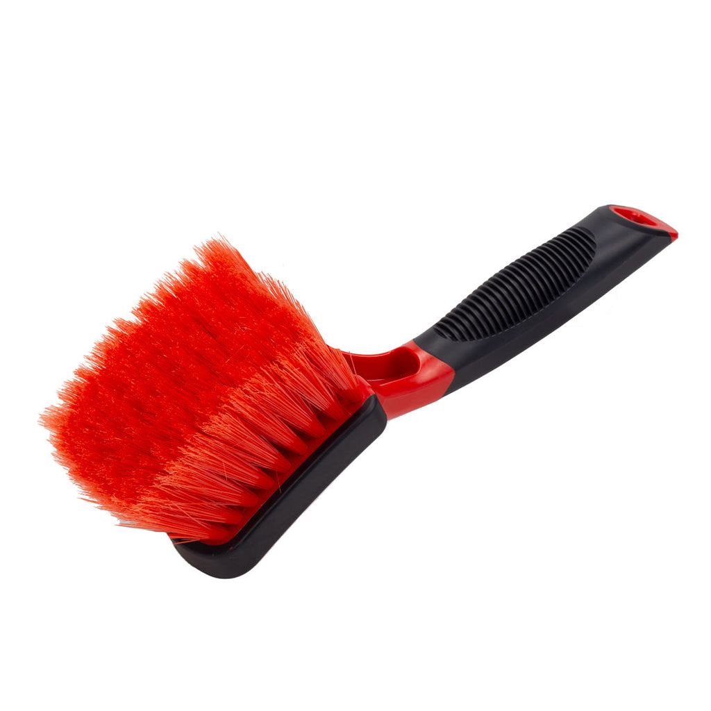 Soft Grip Light Duty Rim Cleaning Brush with Medium Handle