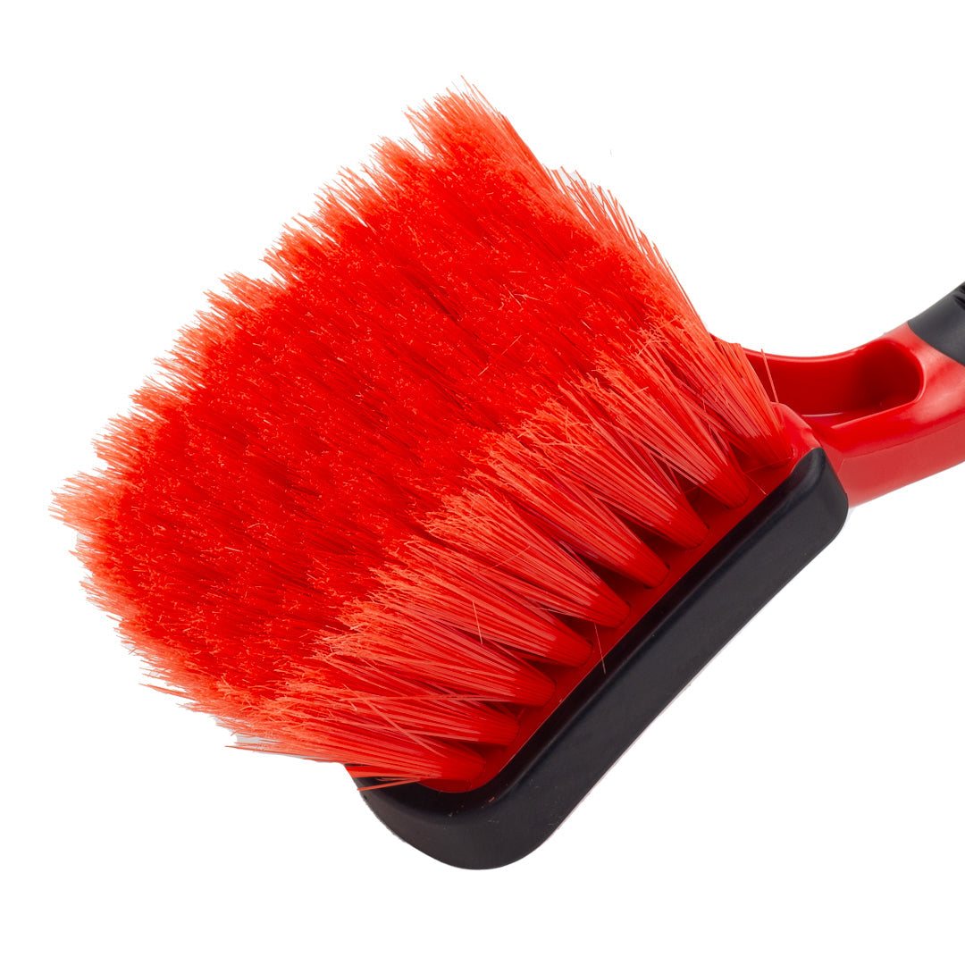 Soft Grip Light Duty Rim Cleaning Brush with Medium Handle