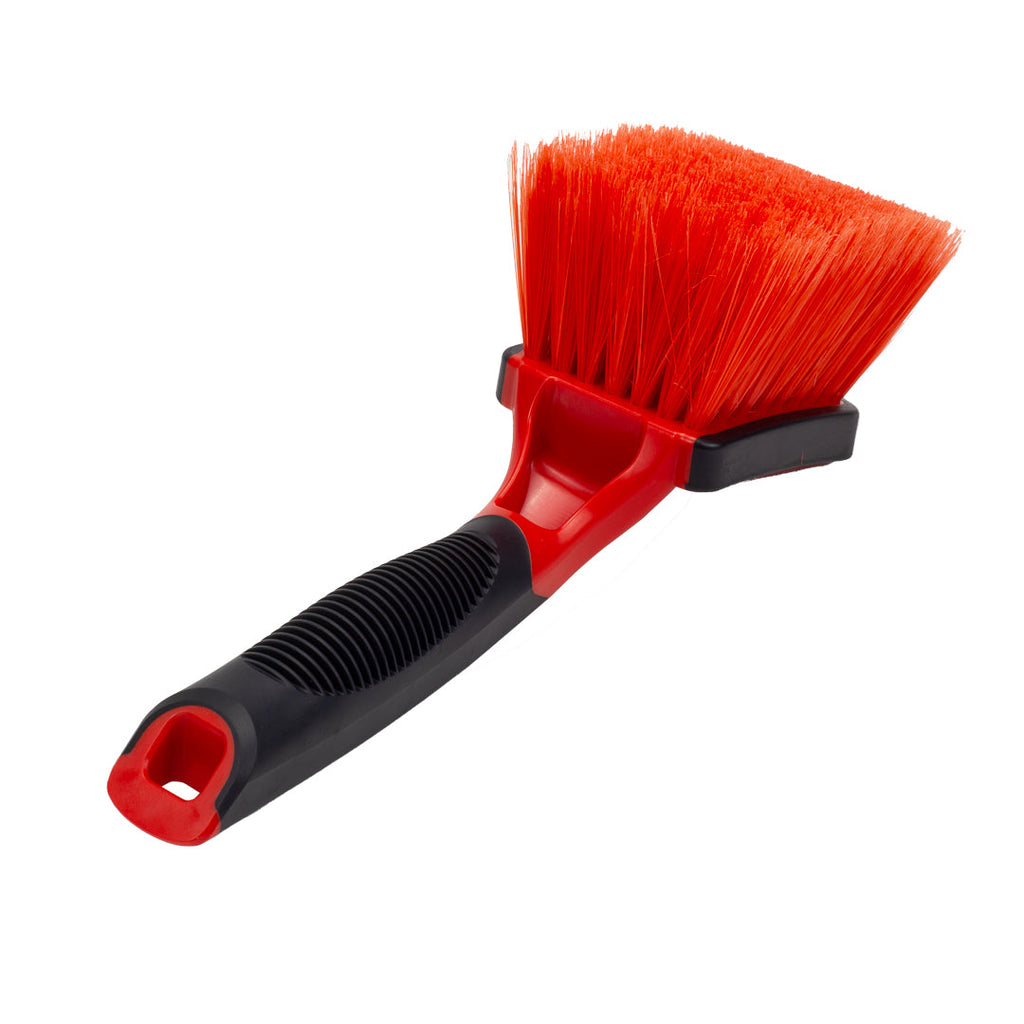 Soft Grip Light Duty Rim Cleaning Brush with Medium Handle