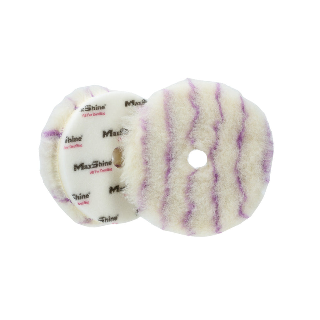 Premium Wool Cut and Polish Pads - 3in, 5in, 6in