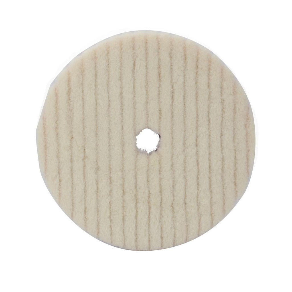 Wool Cutting Pads Rubber Backed - 3in, 5in, 6in