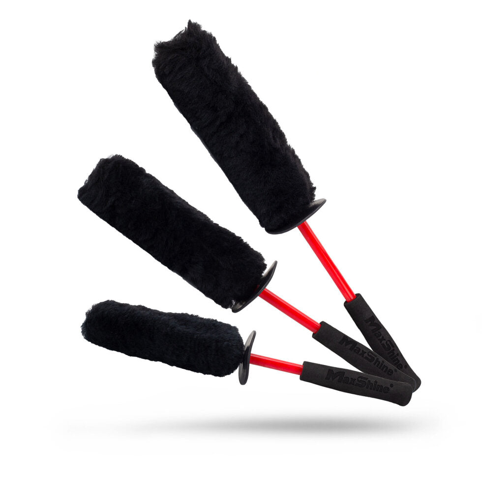 Maxshine Ultimate Wool Wheel Brush [Pack of 3]