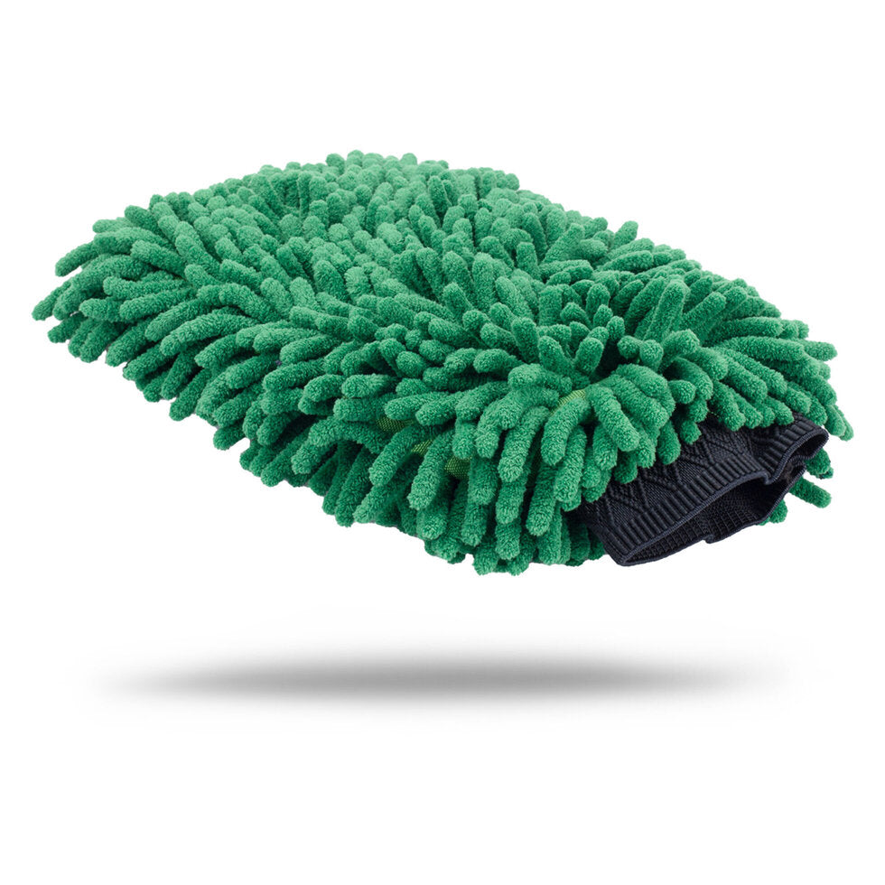 Maxshine Microfiber Chenille Wash Mitt - Green
