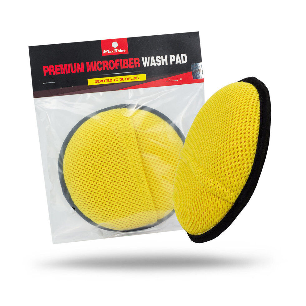 Maxshine Soft Microfiber Wax Applicator Pads with Finger Pocket For Cars [Pack of 1]