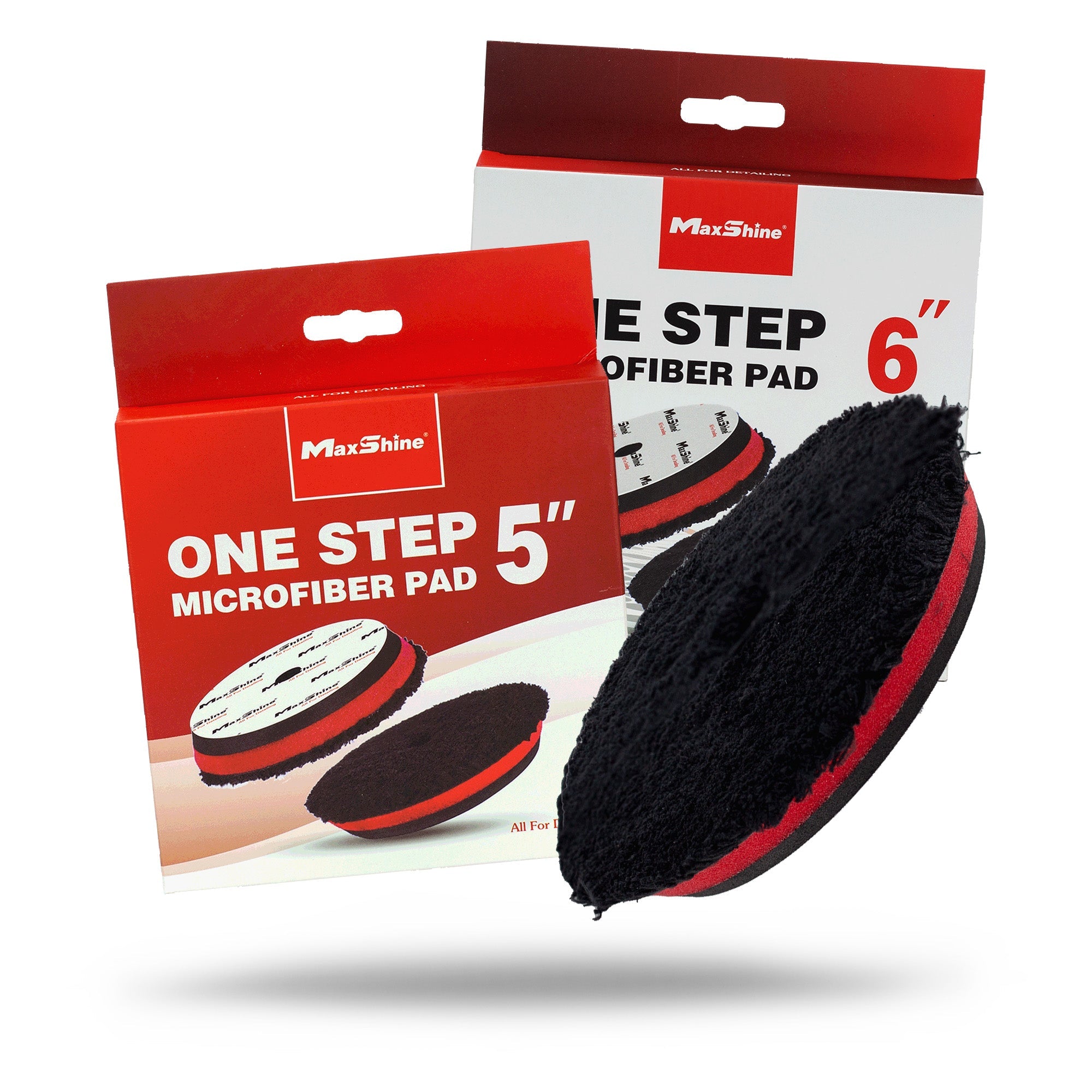 Microfiber One Step Pad  - 5in, 6in